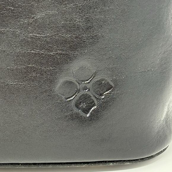 Patricia Nash Tote Bag Danville Colorblock Black British Tan Leather NWT Purse - Picture 7 of 11